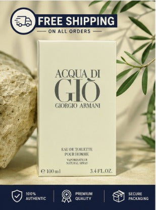 Giorgio Armani Acqua di Giò Eau de Toilette for Men – 100ml (3.4 fl oz)